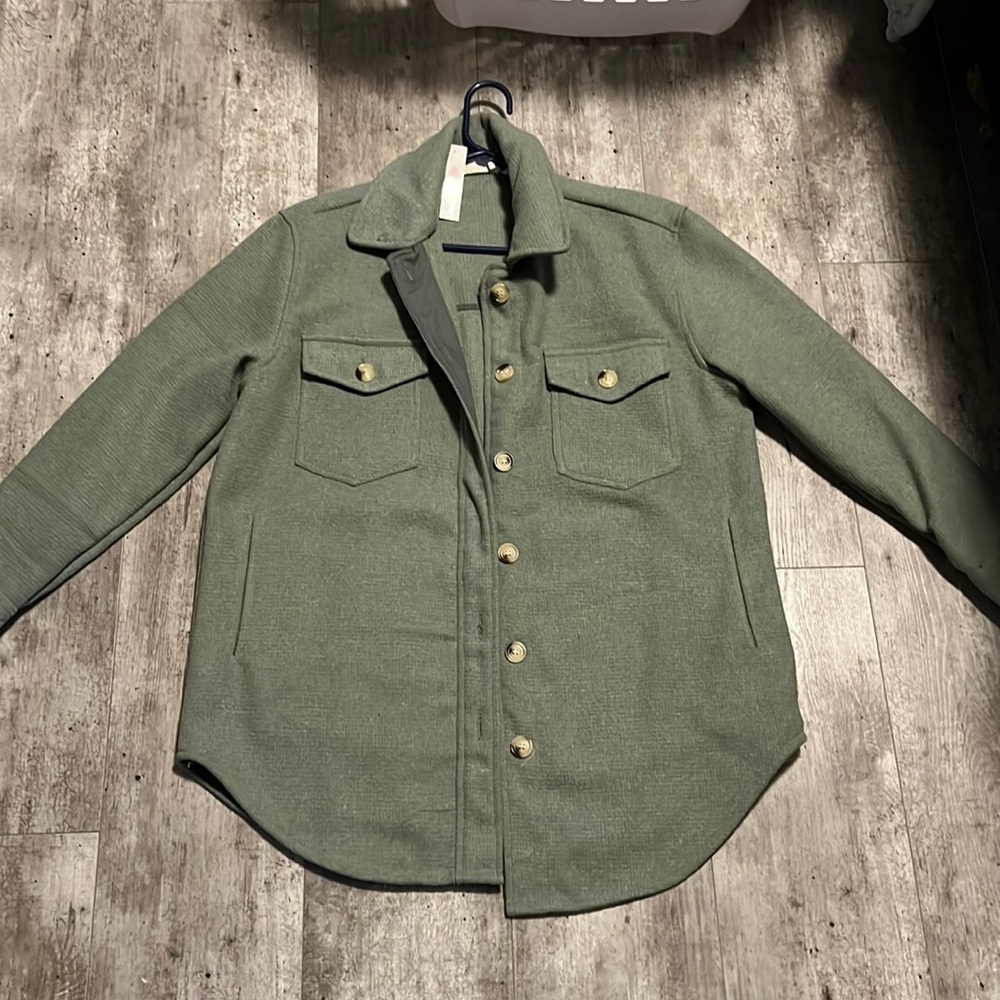 RD style shacket, Olive colour